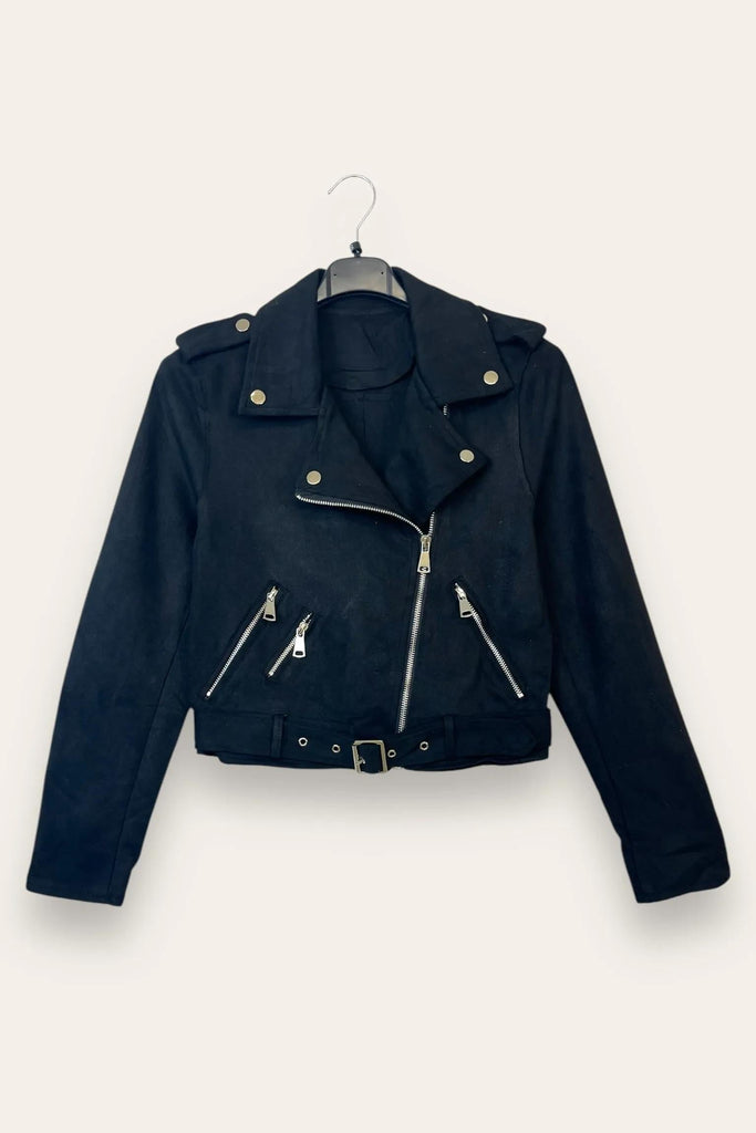 LOVEme Giacca chiodo in dainetto