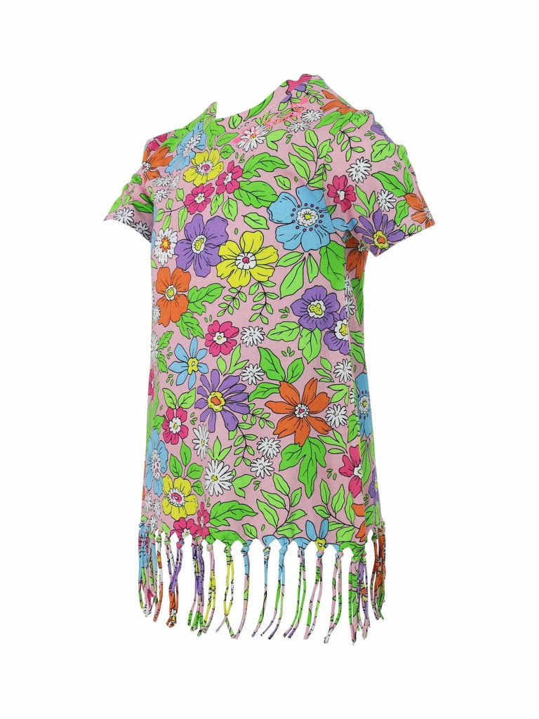 MC2 SAINT BARTH DRESS WITH FRINGE