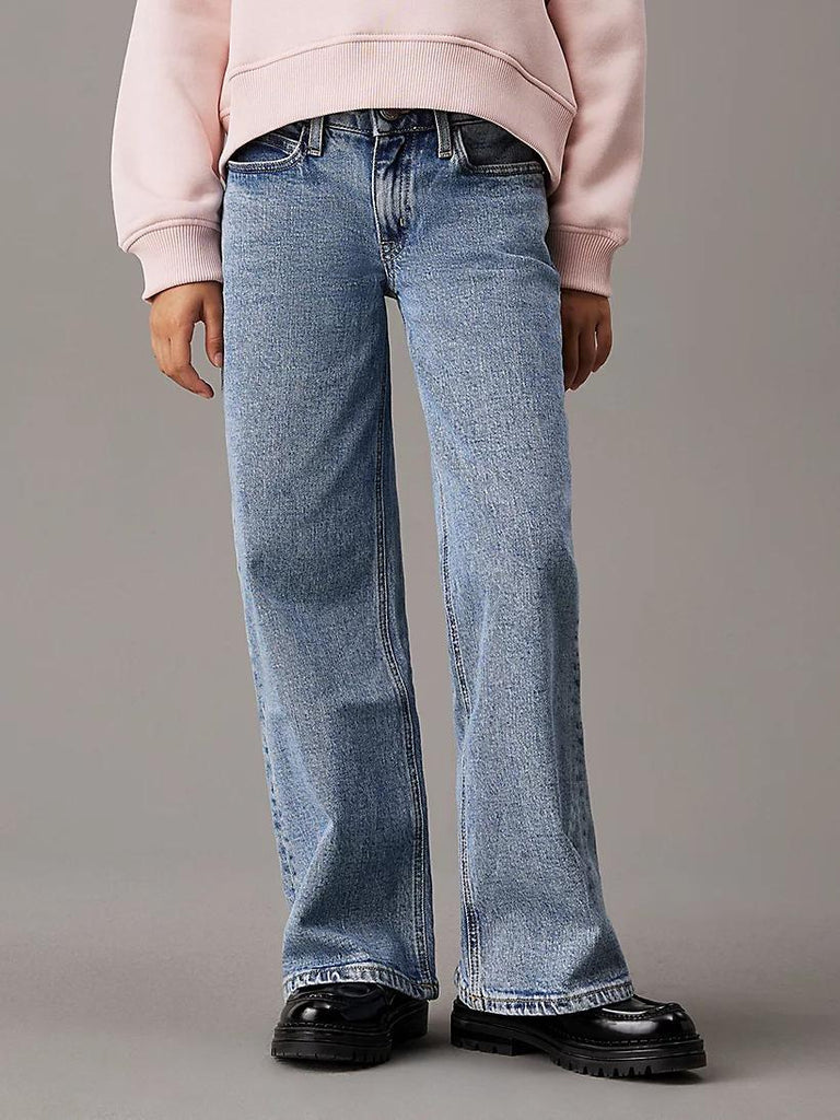 CALVIN KLEIN JEANS MR WIDE LEG RELAXED SP BL DENI