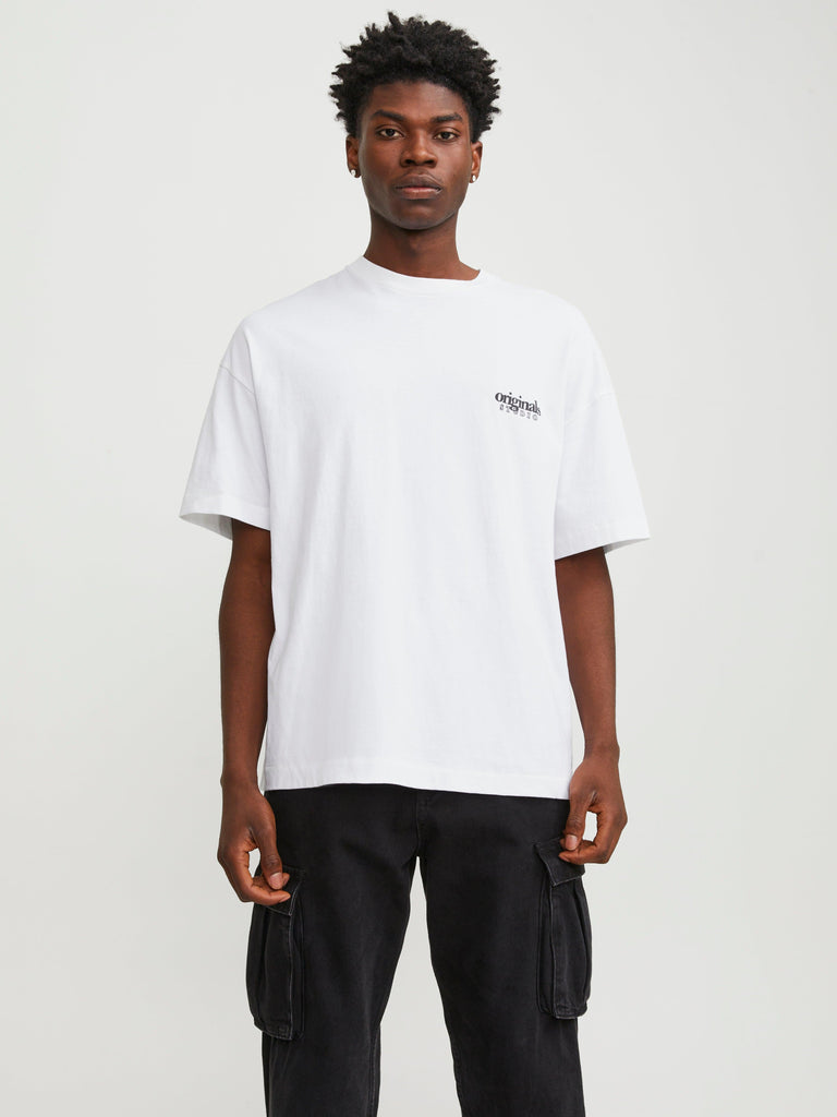 JACK AND JONES JORBARI BACK TEE SS CREW NECK