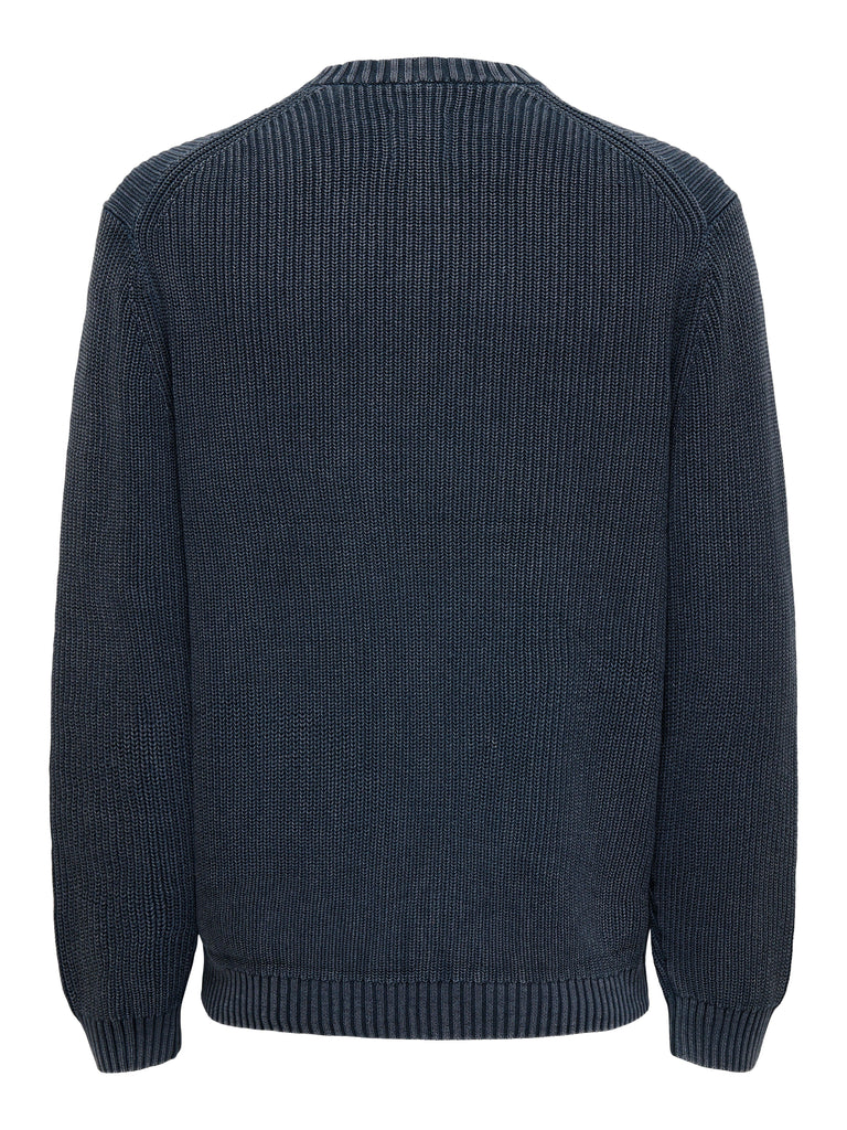 ONLY&SONS ONSROSU VIN 7 WASH CREW KNIT