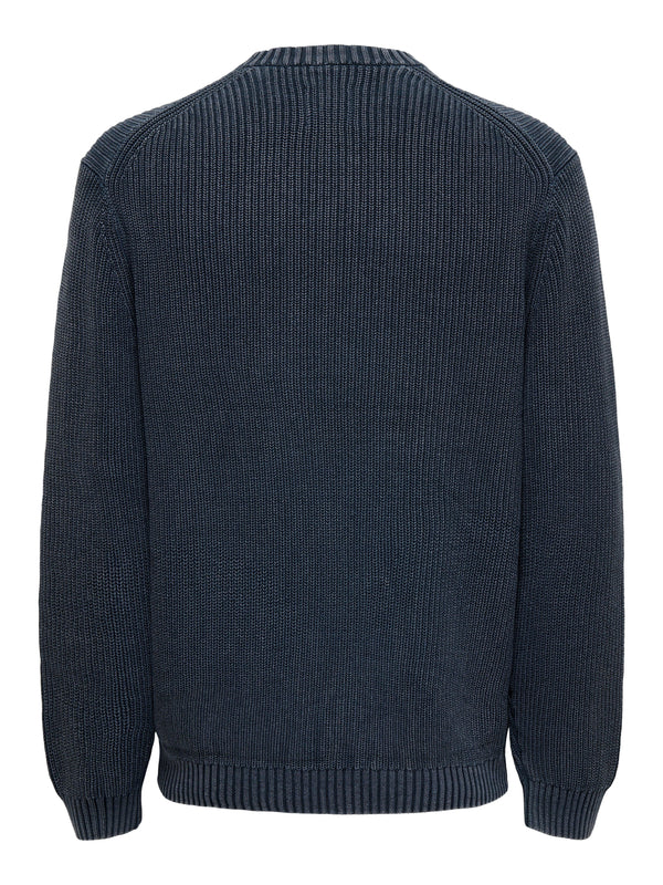 ONLY&SONS ONSROSU VIN 7 WASH CREW KNIT