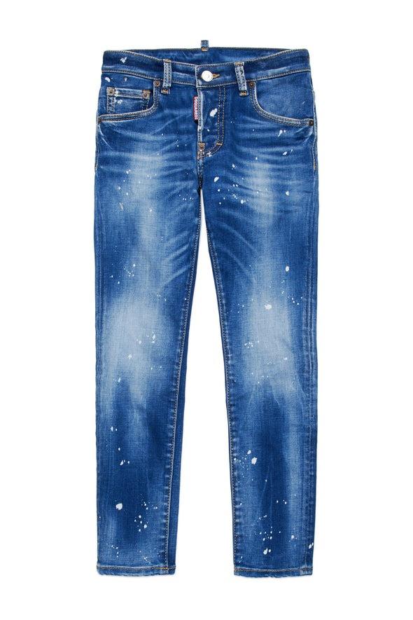 DSQUARED2 JUNIOR D2P118LM SKATER JEAN TROUSERS