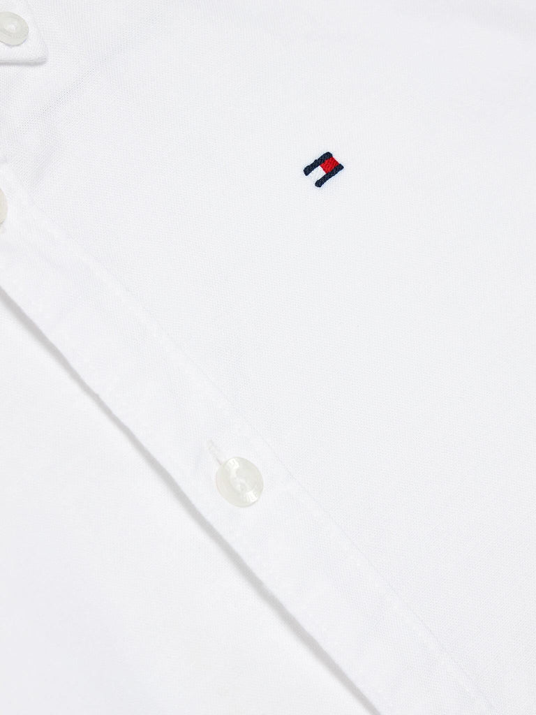 TOMMY HILFIGER SOLID STRETCH POPLIN SHIRT L/S
