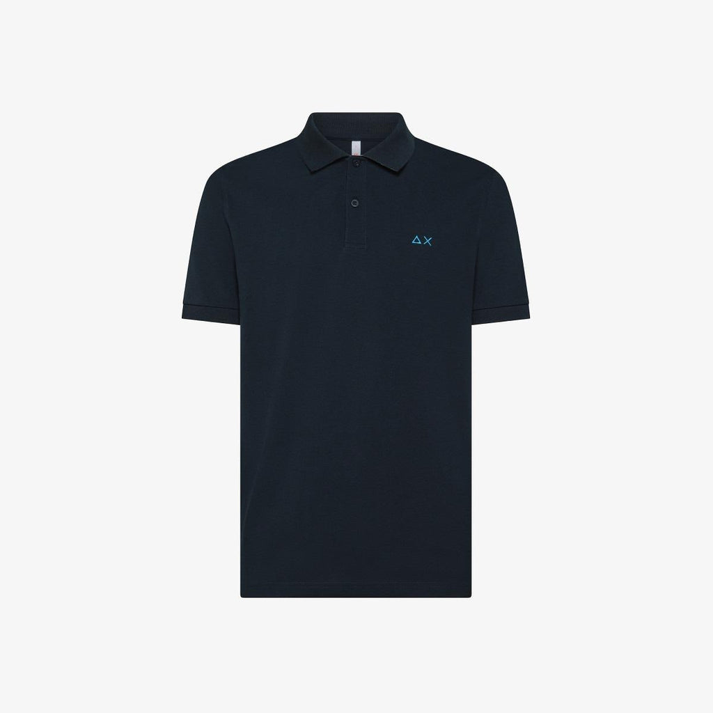 SUN68 POLO PRINT UNDER COLLAR S/S