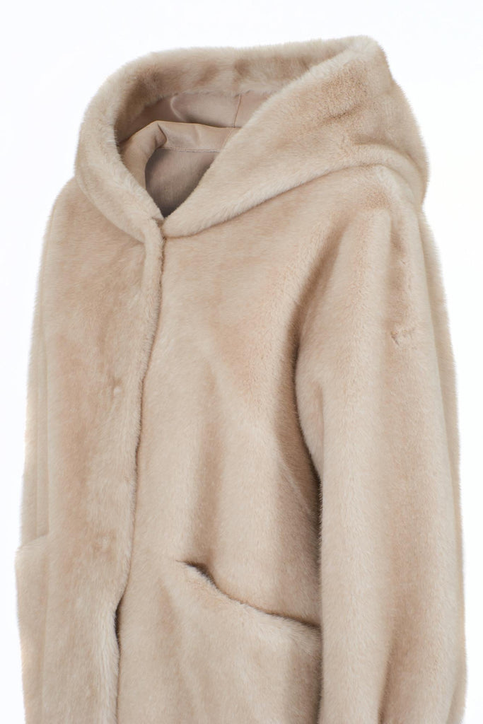 YES ZEE CAPPOTTO DONNA CON CAPPUCCIO