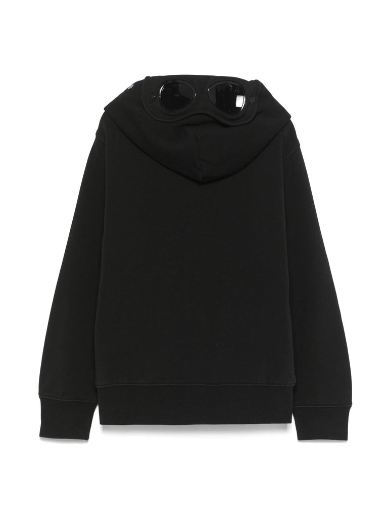 C.P.COMPANY FELPA ZIPPATA C/CAPP