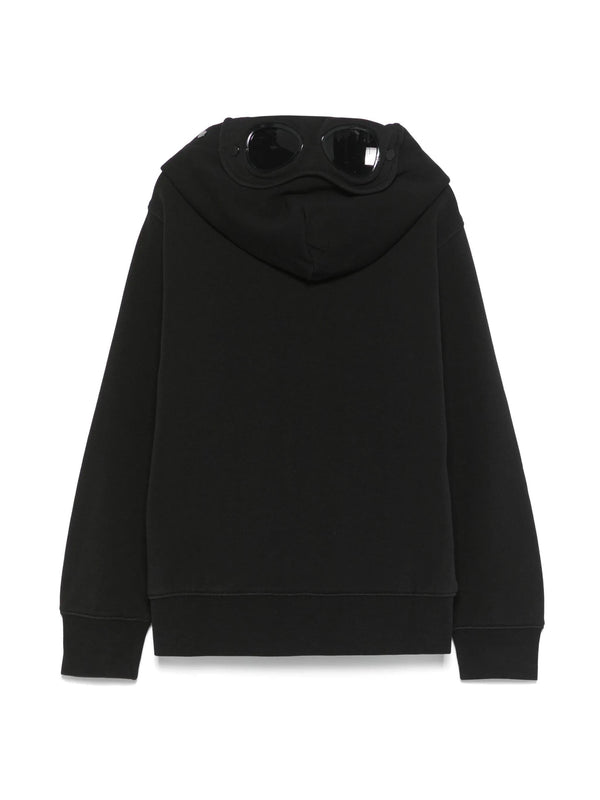 C.P.COMPANY FELPA ZIPPATA C/CAPP