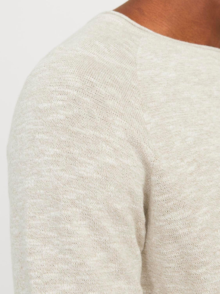JACK AND JONES JJELINEN KNIT CREW NECK SN