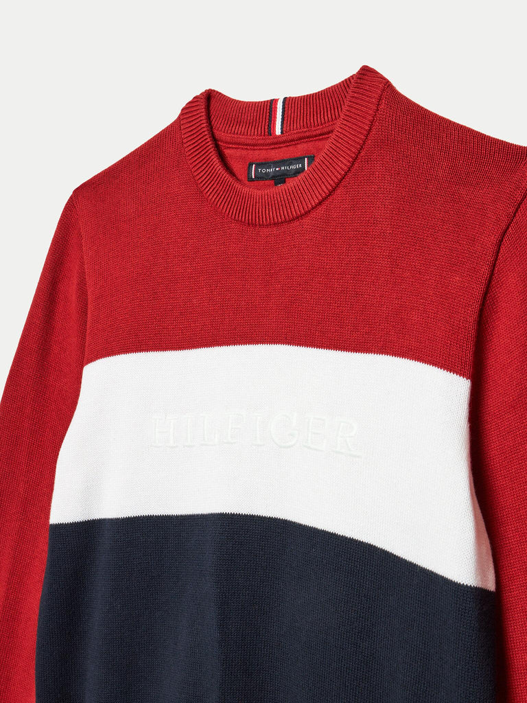 TOMMY HILFIGER COLORBLOCK REGULAR SWEATER