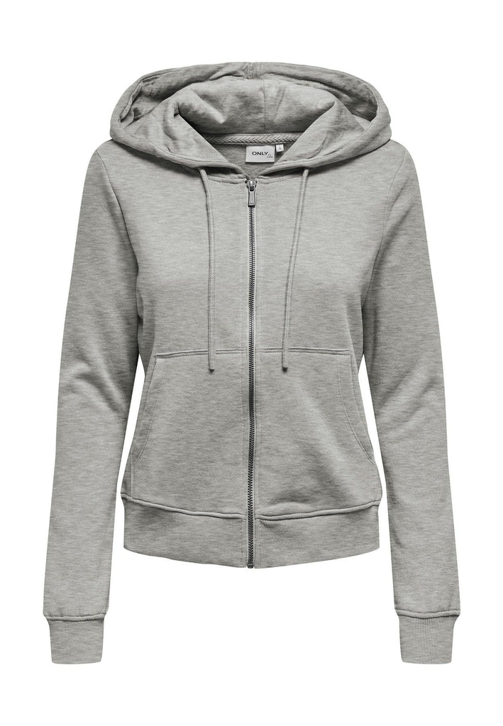 ONLY ONLBEST L/S REG ZIP HOOD CS SWT