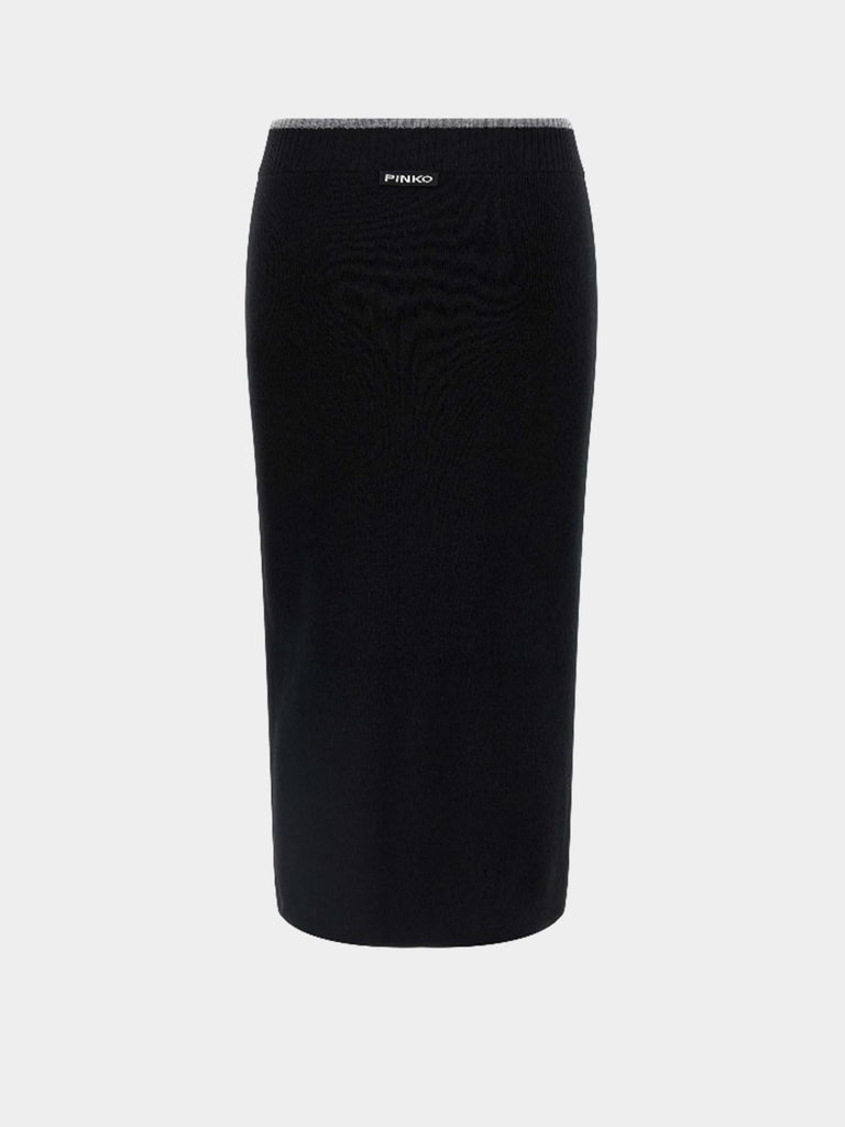 PINKO NUOVA GUINEA GONNA LANA MERINO