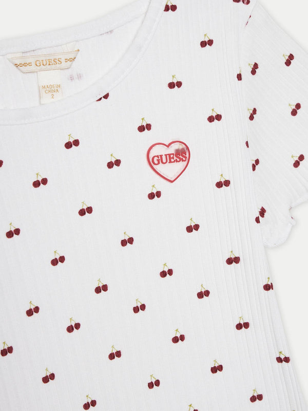 GUESS FANCY RIB SS T-SHIRT