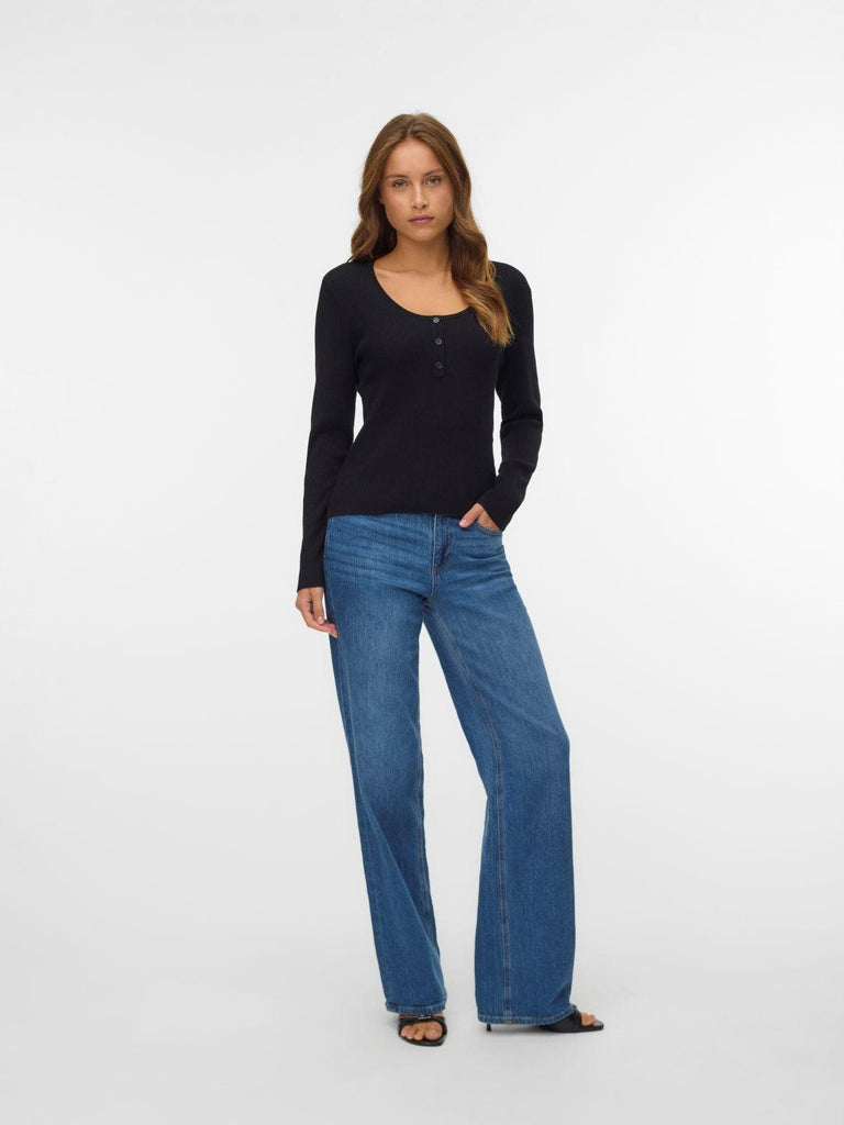 VERO MODA VMWILLOW LS U-NECK PULLOVER BOO