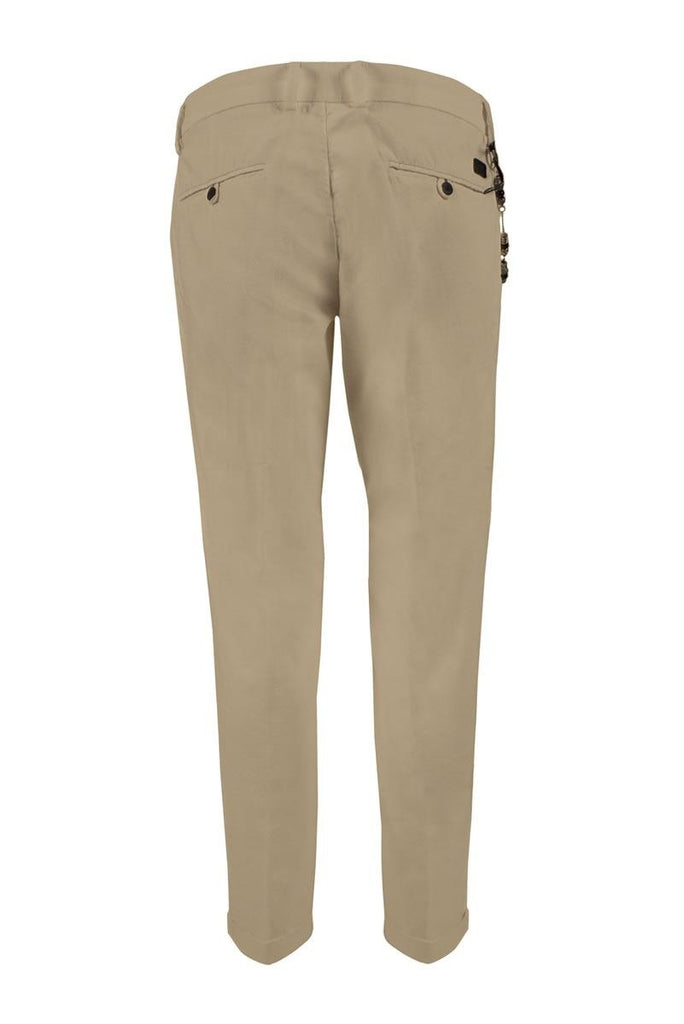 YES ZEE PANTALONE UOMO TIPO CHINOS CON PINCES