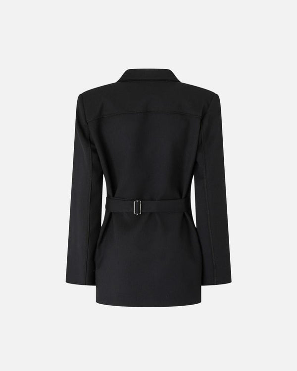 PINKO FAUSTA GIACCA GESSATO LUREX