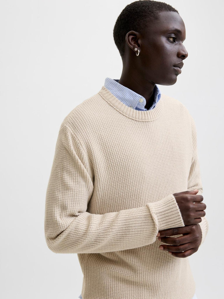 JACK AND JONES JJROY KNIT CREW NECK AW25