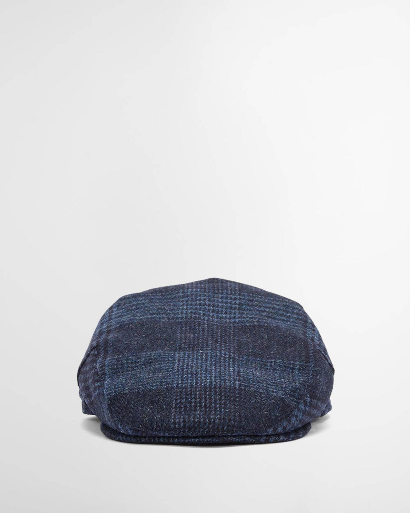 BARBOUR DEVERON TWEED FLAT CAP