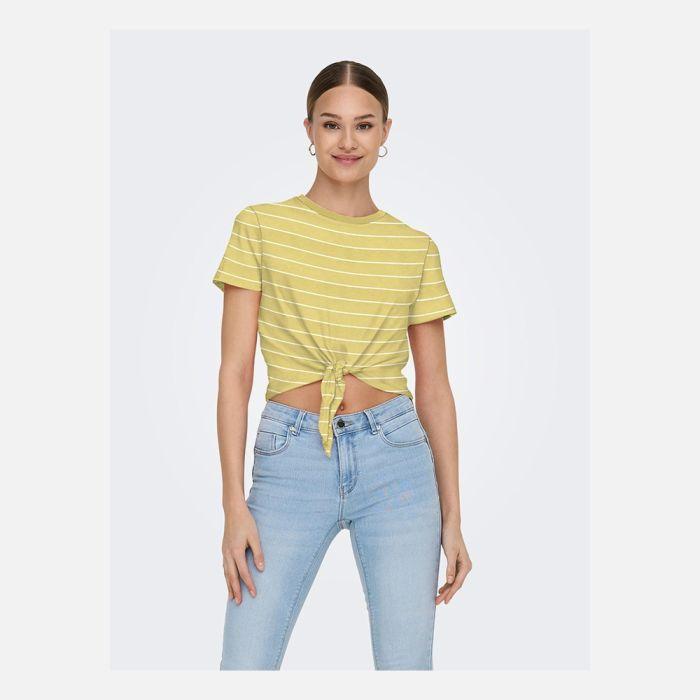 ONLY ONLMAY S/S SHORT KNOT TOP BOX JRS