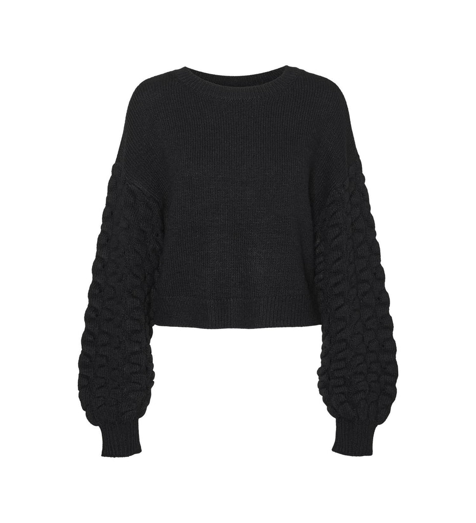VERO MODA VMBUBBLES LS O-NECK PULLOVER
