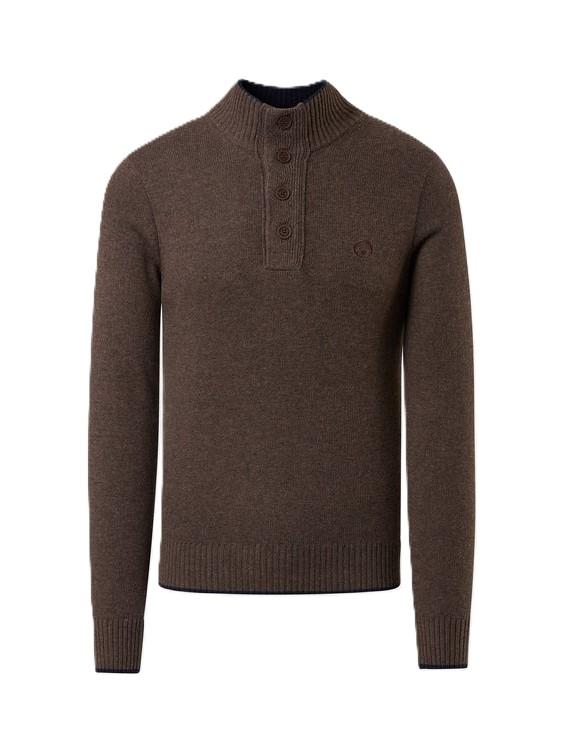 NORTH SAILS HALF BUTTON 7GG KNITWEAR