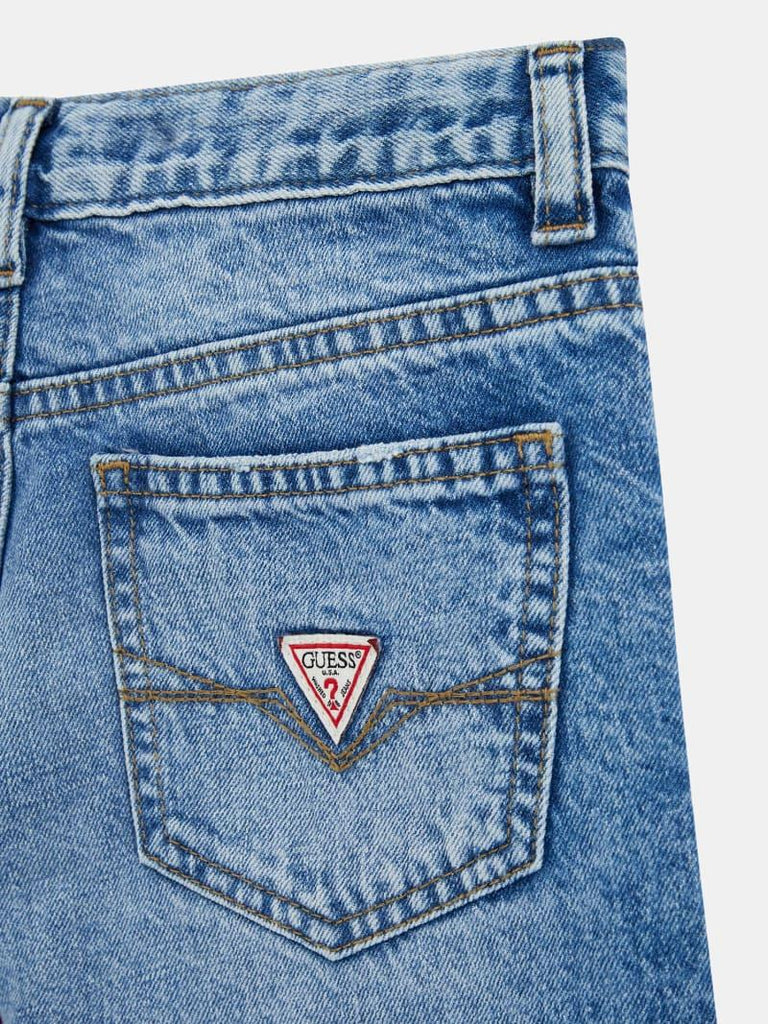 GUESS DENIM LINEN SHORTS