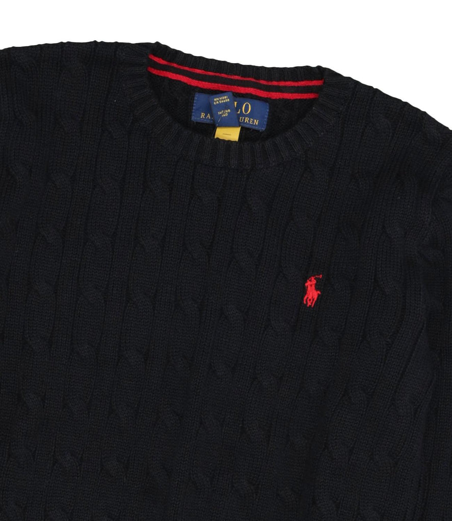RALPH LAUREN LS CABLE CN-TOPS-SWEATER
