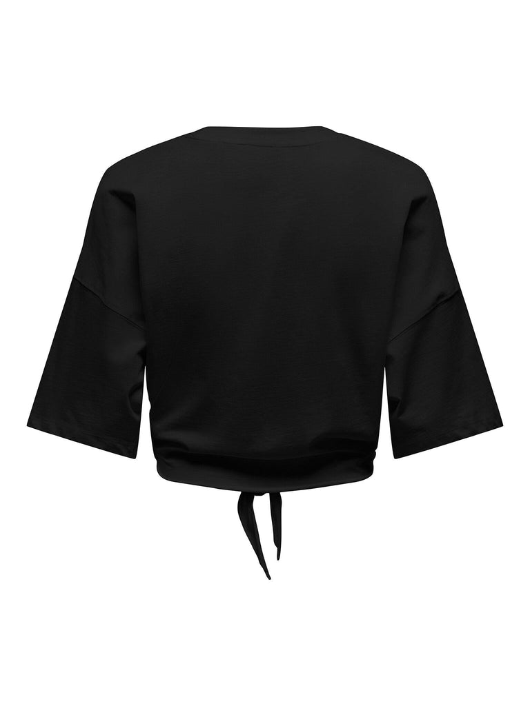 ONLY ONLSERENA LIFE S/S O-NECK KNOT TOP XTJRS