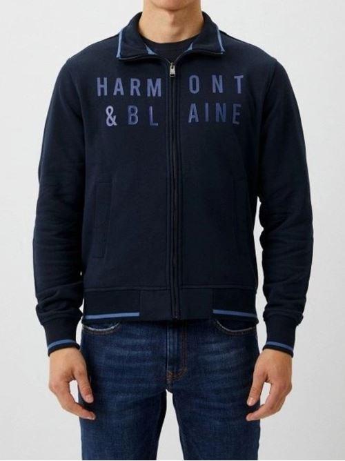 HARMONT & BLAINE FULL ZIP CON LOGO STAMPATO