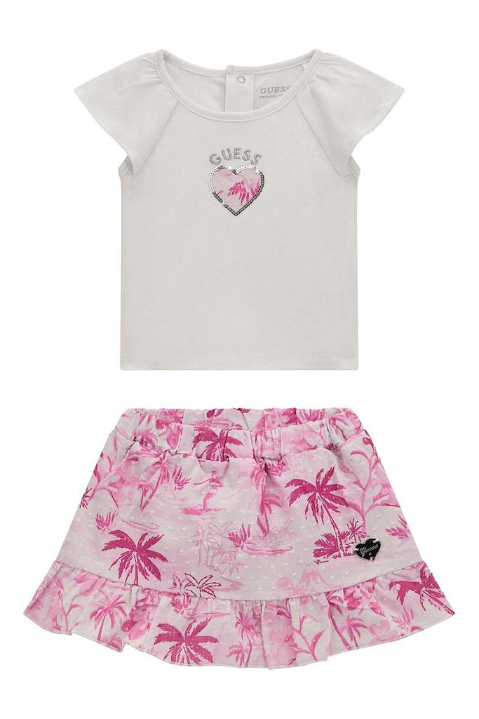 GUESS SET T-SHIRT+PLUMETIS