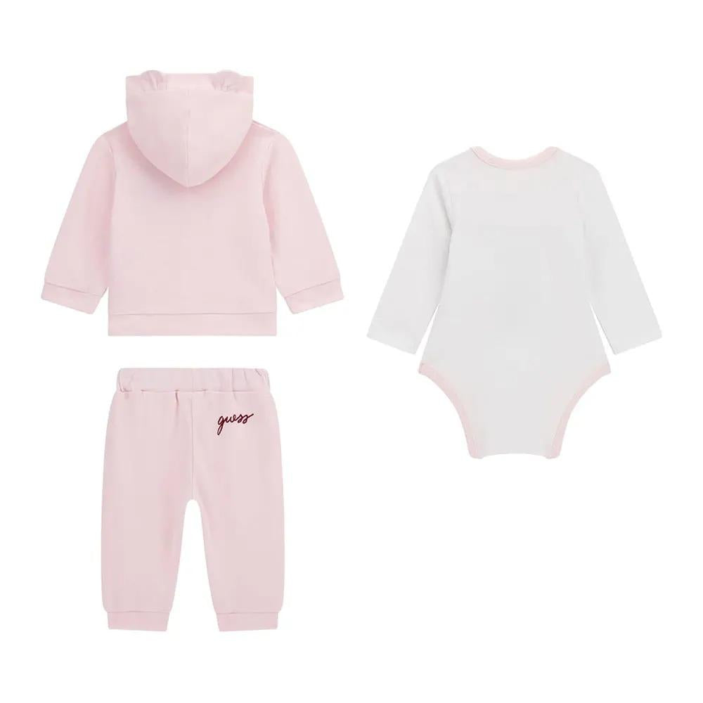 GUESS SET ACTIVE TOP+LS BODY+PANTS