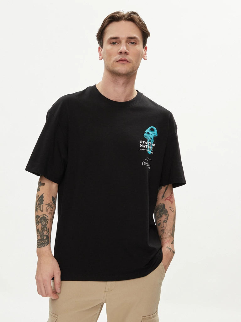 JACK AND JONES JCOFLORAL TEE SS CREW NECK GC