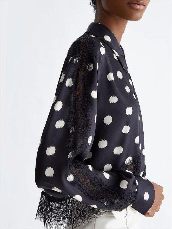 LIU JO ECSCAMICIA C/DETTAGLI IN PIZZO