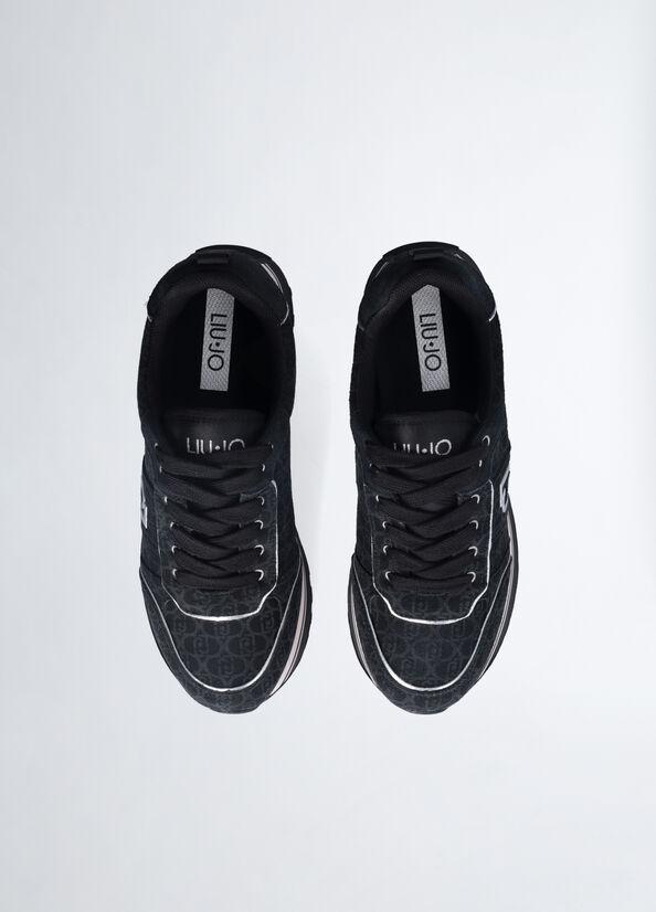 LIU JO LIU JO MAXI WONDER 71 - SNEAKER PRINTED COW SUEDE