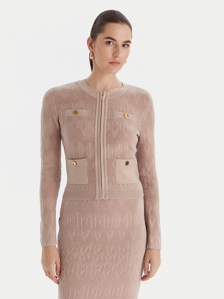 GUESS MARCIANO ADELE LOGO CHENILLE JACKET SWT