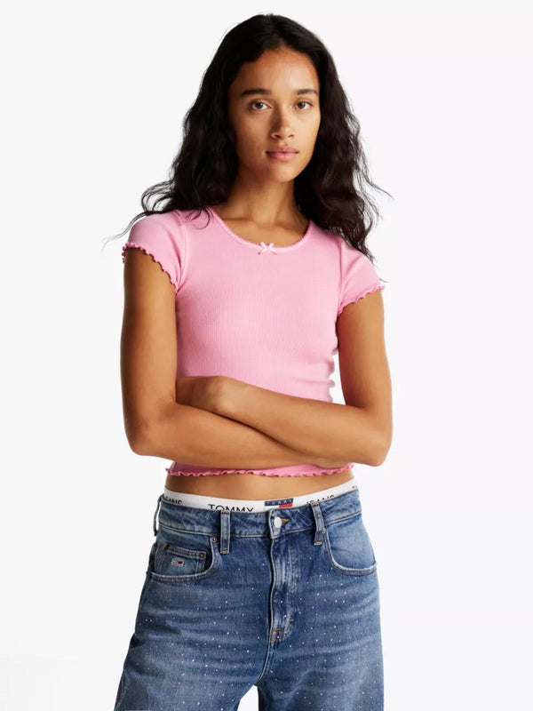 TOMMY JEANS TJW SLIM SCALLOP RIB