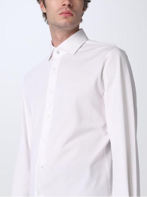 MICHAEL KORS SOLID PIQUE SLIM SHIRT