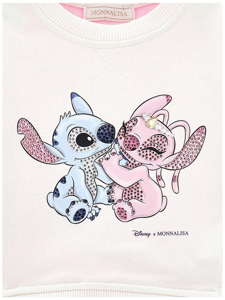 MONNALISA FELPA CREW NECK FELPA COT