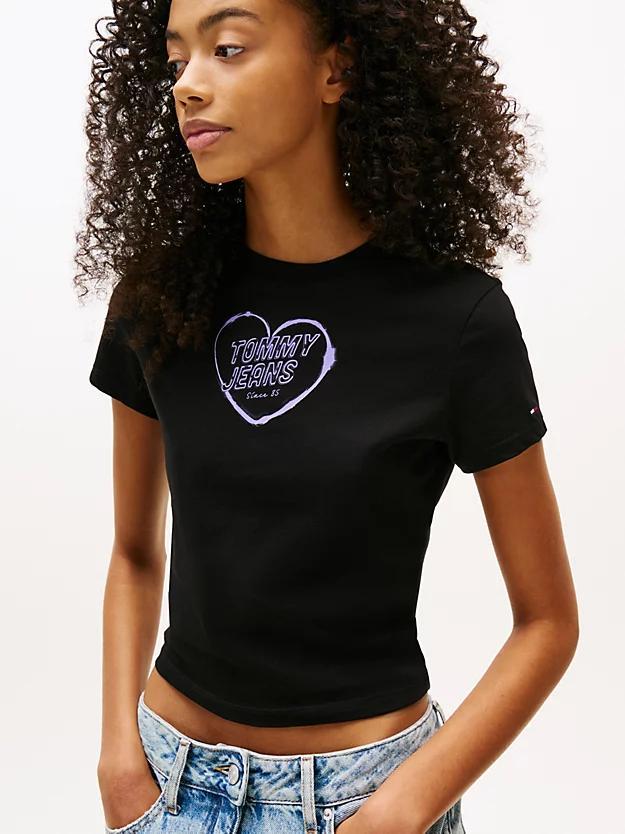 TOMMY JEANS TJW SLIM SH HEART TE