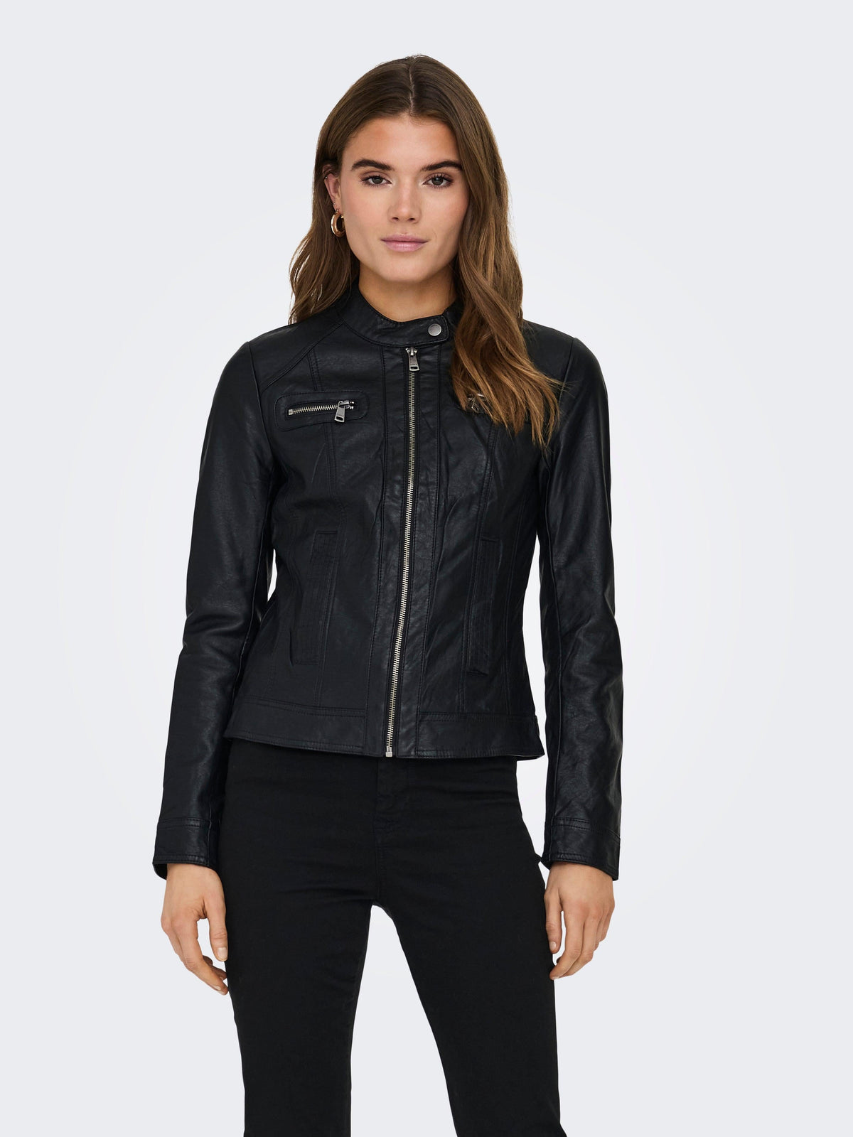 ONLY ONLBANDIT FAUX LEATHER BIKER OTW NOOS