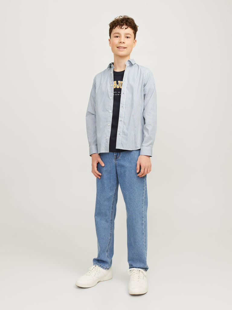 JACK JONES KIDS JJJOE PRINT SHIRT LS AW 24 JR