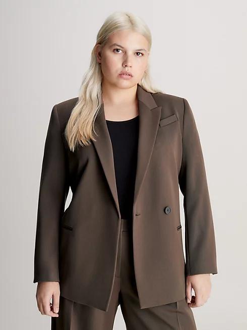 CALVIN KLEIN WOOL TWILL BLAZER