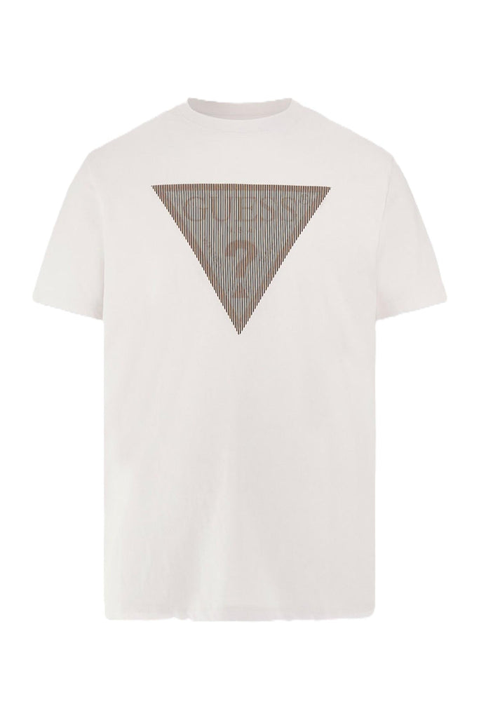 GUESS CN SS TRIANGLE LOGO TEE