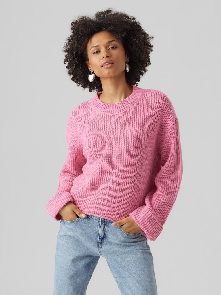 VERO MODA VMSAYLA FOLD LS O-NECK PULLOVER BOO