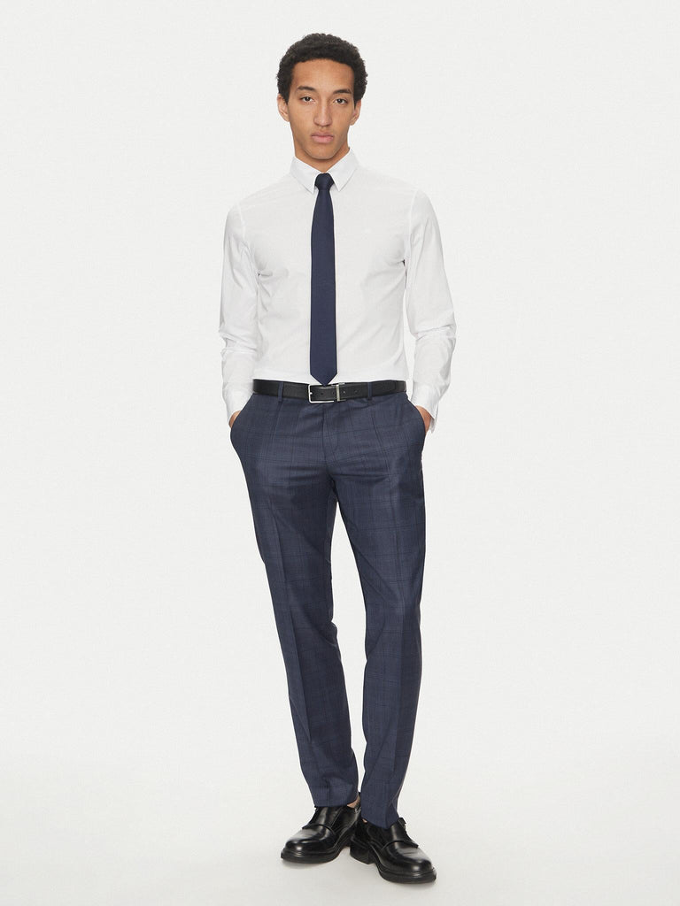 CALVIN KLEIN LS SOLID STRETCH SLI