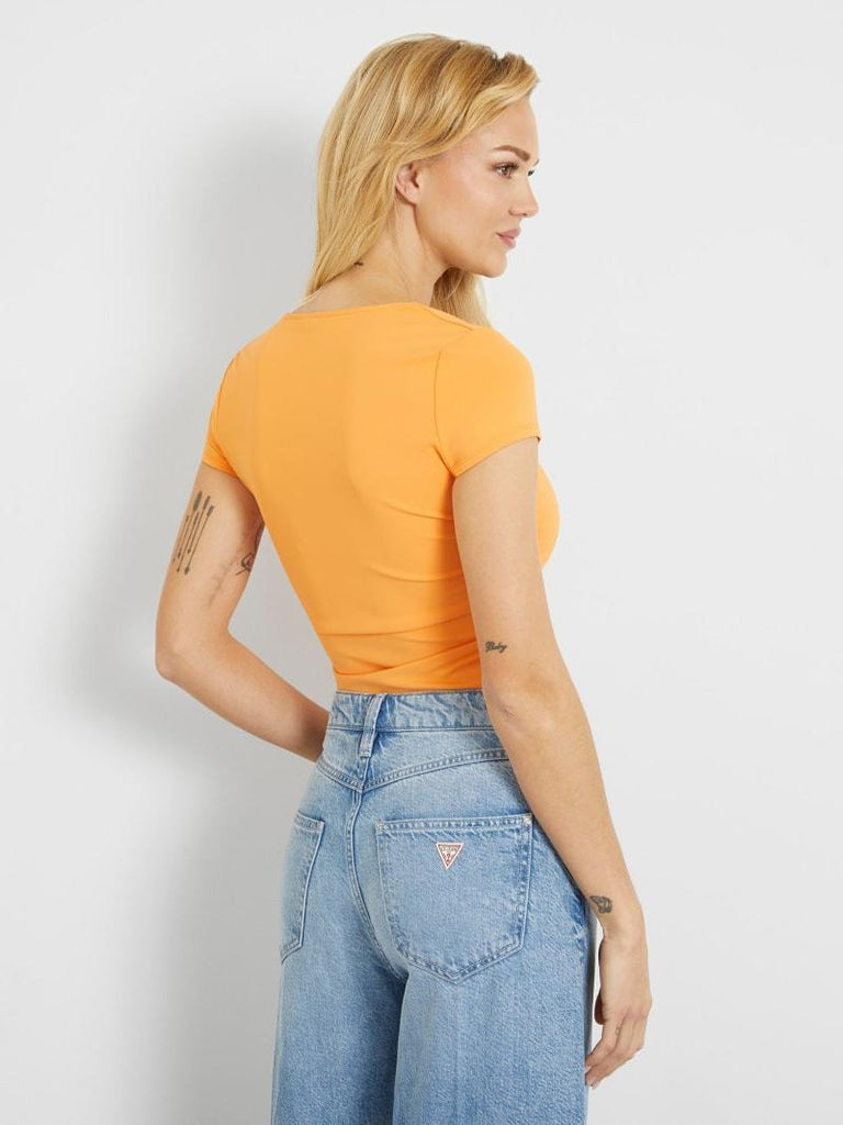 GUESS SS FARAH SHIRRED TOP