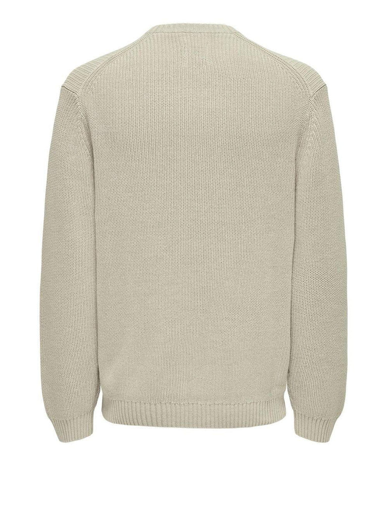 ONLY&SONS ONSROSU VIN 7 WASH CREW KNIT
