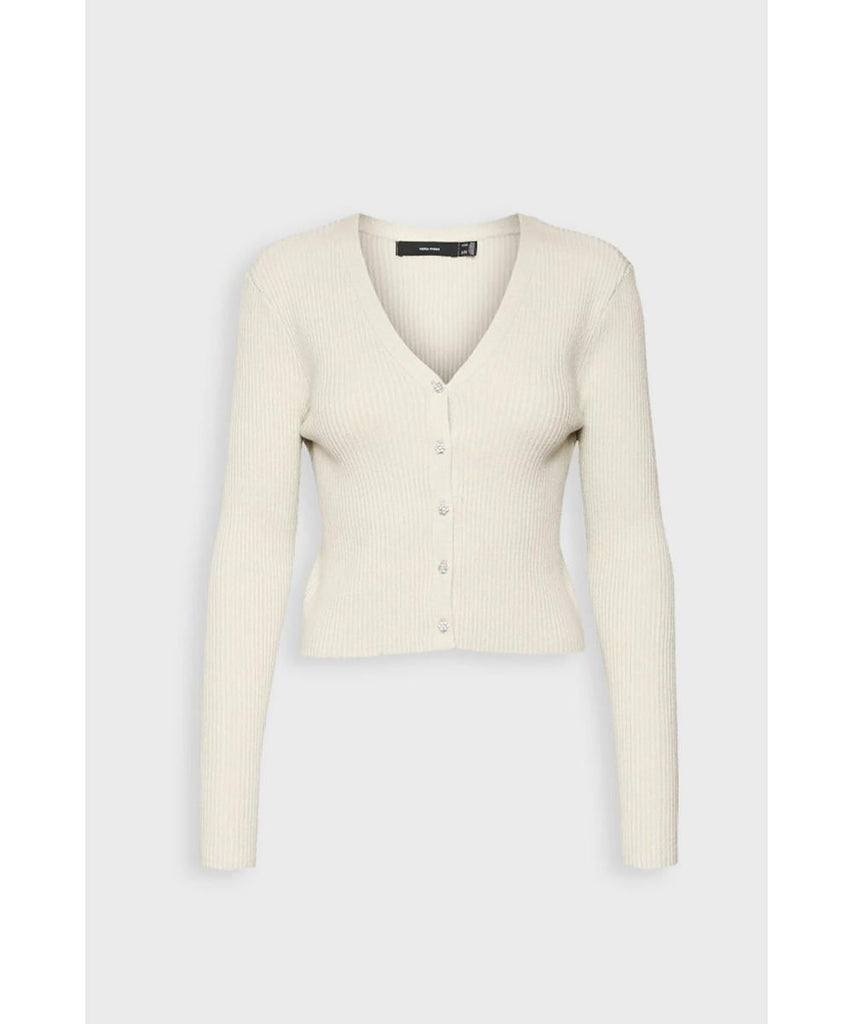 VERO MODA VMHOLLYKARISPUFF LS V-NCK CARDI GA BOO