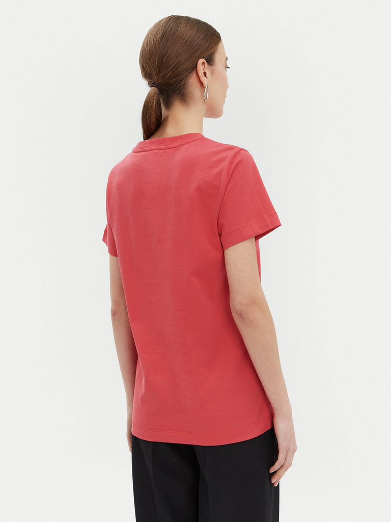 PINKO START T-SHIRT JERSEY LOGO PINK