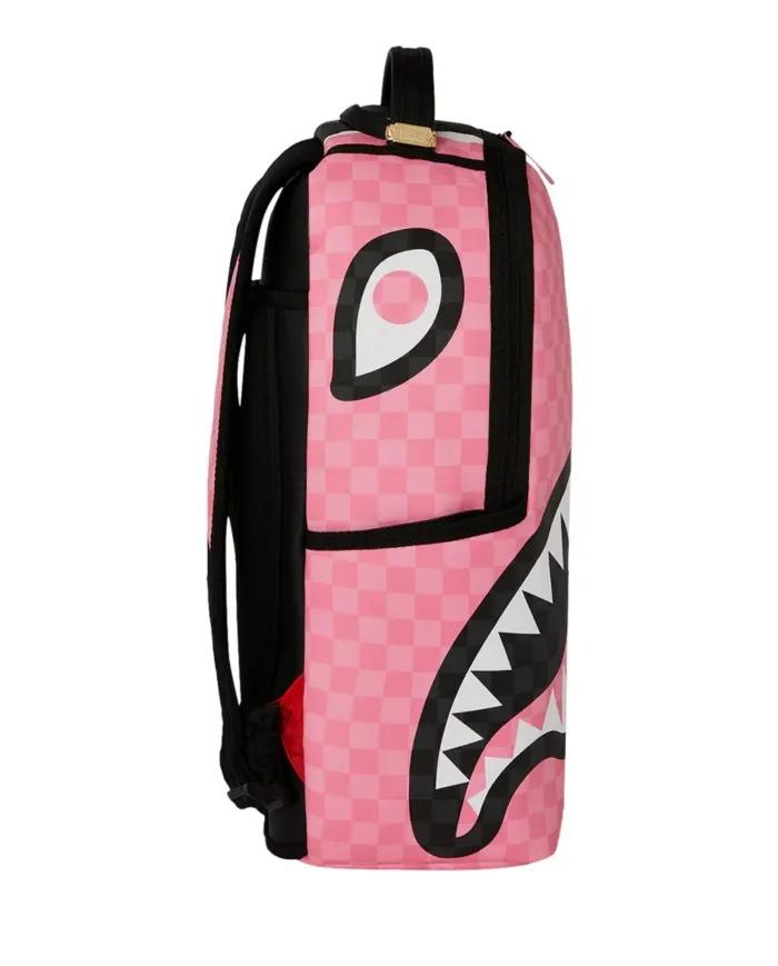 SPRAYGROUND PINK AND BLACK TEAR SIP BACKPACK